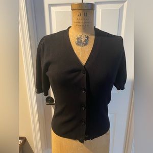 Lift NWT Black Short-Sleeve Cardigan, Women’s size small petite